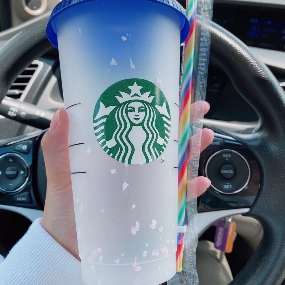 Starbucks confetti color changing cup Summer 2020